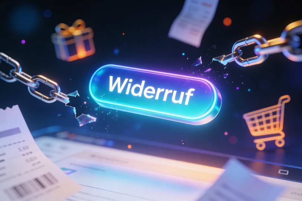 Bild das einen Widerruf Button zeigt